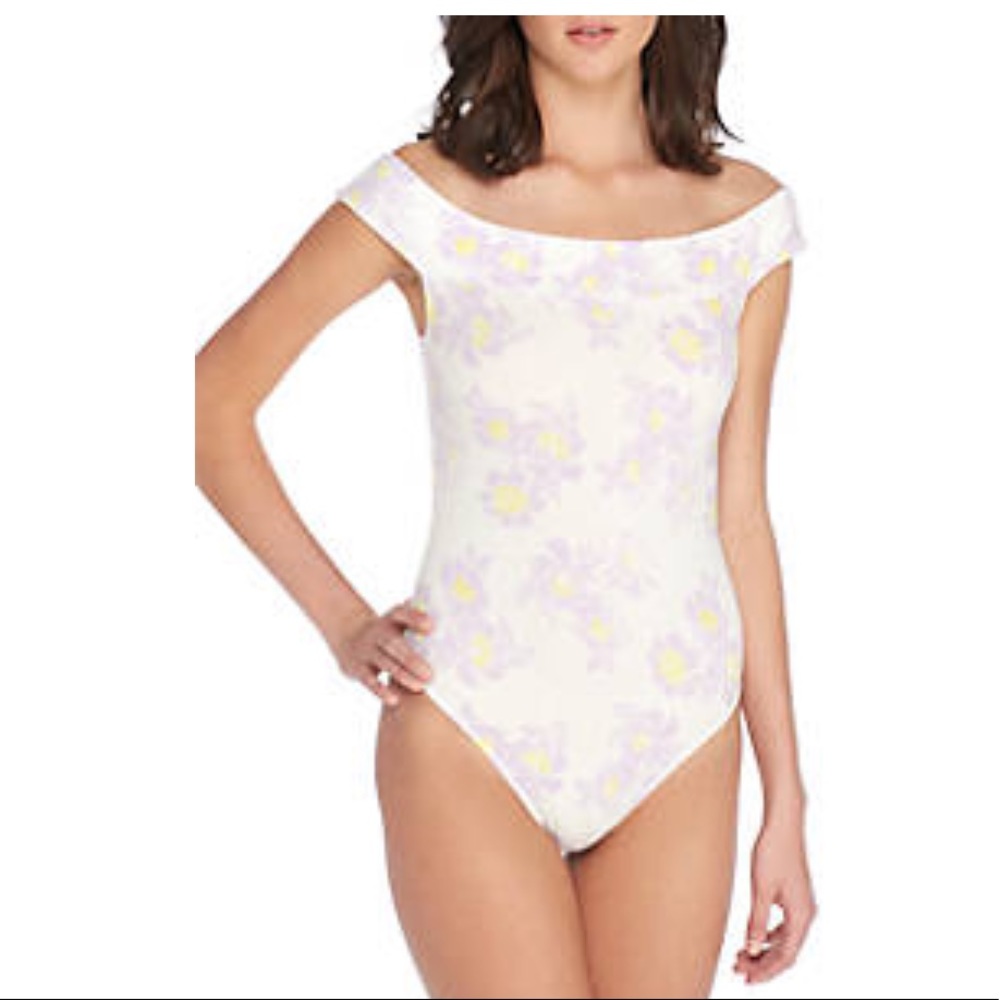 🌟HP🌟FREE PEOPLE Off The Shoulder Bodysuit IVORY NWT